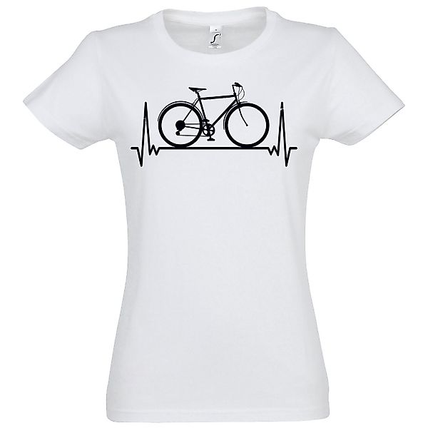 Youth Designz T-Shirt Heartbeat Fahrrad Damen günstig online kaufen
