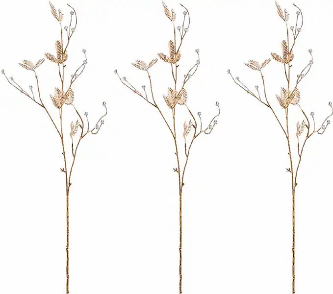 Creativ green Kunstzweig »Blattzweig« in festlicher Farbe günstig online kaufen