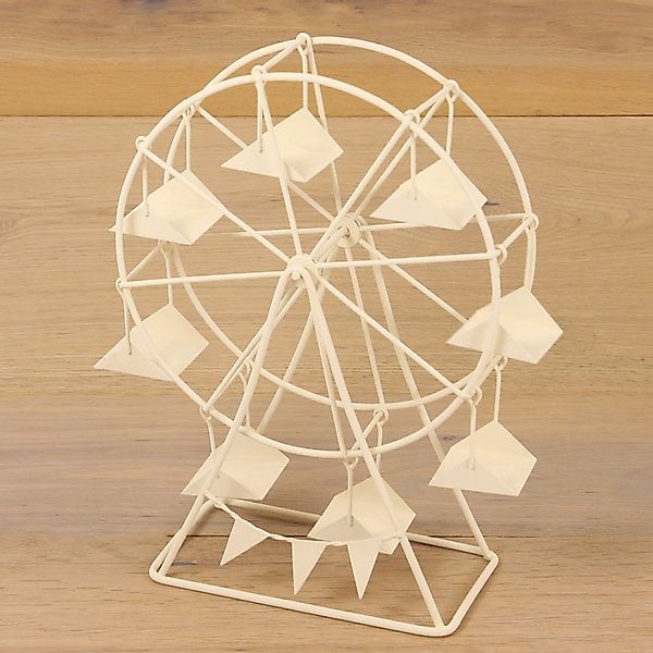 Dekofigur Minigarten Riesenrad mini, weiß 14 günstig online kaufen