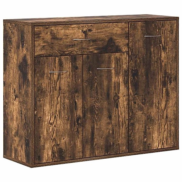 vidaXL Sideboard Räuchereiche 88x30x70 cm Holzwerkstoff 815366 günstig online kaufen