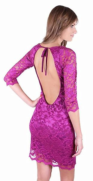Sarcia.eu Minikleid Sexy Minikleid aus Spitze Rückenfrei Backless violett L günstig online kaufen