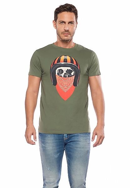 Le Temps Des Cerises T-Shirt mit trendigem Frontprint günstig online kaufen