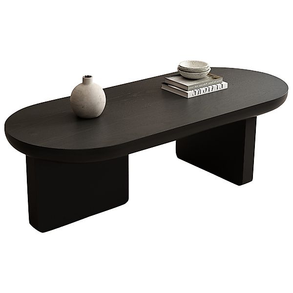 MODFU Couchtisch mit ovaler MDF-Tischplatte (Sofatisch, günstig online kaufen