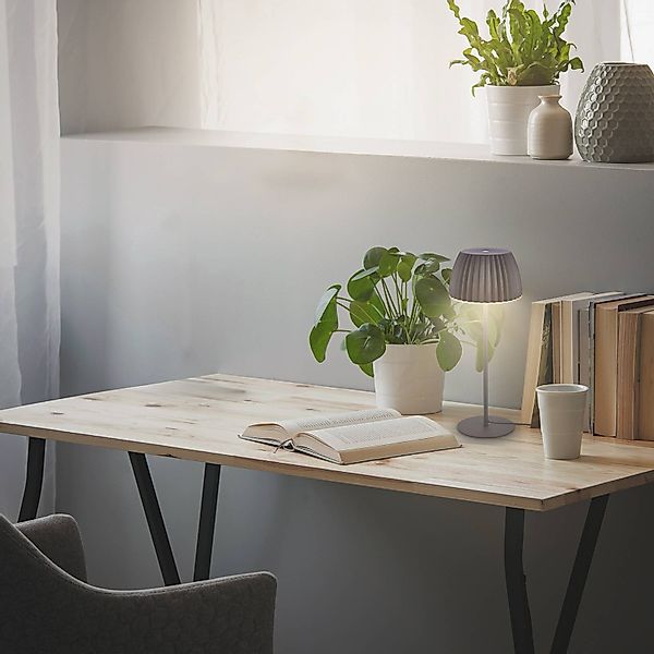 LED-Tischlampe Loca, anthrazit, Höhe 36 cm Metall/Kunststoff günstig online kaufen