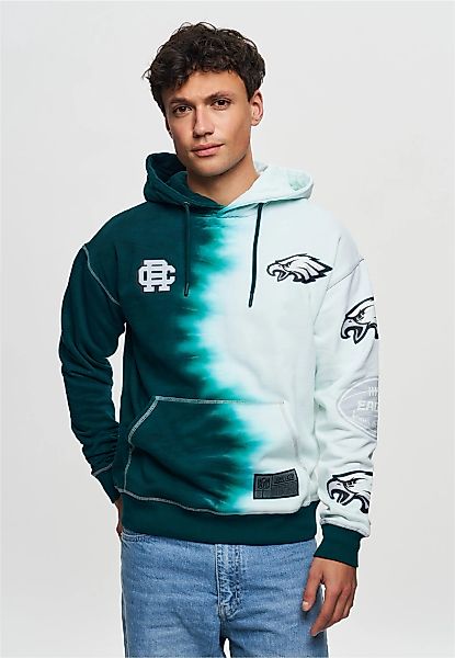 Recovered Kapuzensweatshirt "NFL Eagles Ink Dye Effect" 1 Stk. tlg. für Phi günstig online kaufen