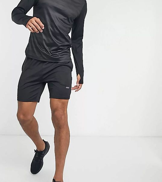 ASOS – 4505 – Enge Trainings-Shorts aus Quick Dry-Material in Schwarz mit L günstig online kaufen