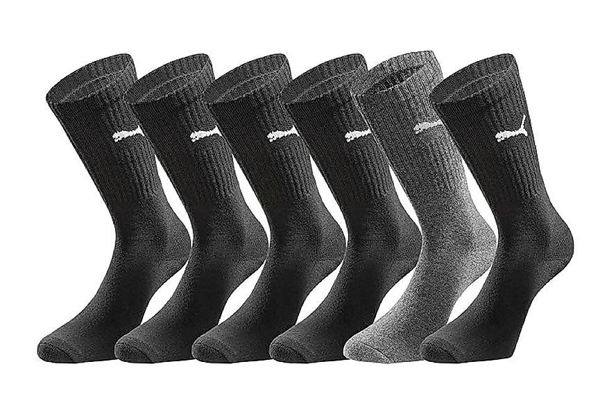 PUMA Basicsocken 6er-Pack Regular Crew Socks günstig online kaufen