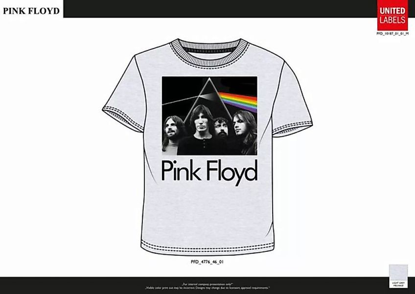 Pink Floyd Print-Shirt Pink Floyd T-Shirt Darkside of the Moon 50th Anniver günstig online kaufen