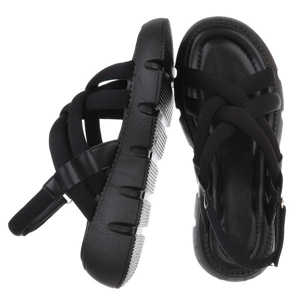 Ital-Design Moderne Sandalen mit Woven-Riemen für günstig online kaufen