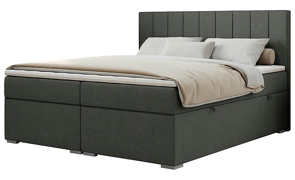 Boxbett mit Bettkasten Ally ¦ grau ¦ Maße (cm): B: 180 H: 118 Betten > Komf günstig online kaufen