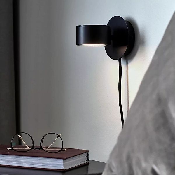 LED Wandleuchte Clyde in Schwarz 5,5W 350lm günstig online kaufen