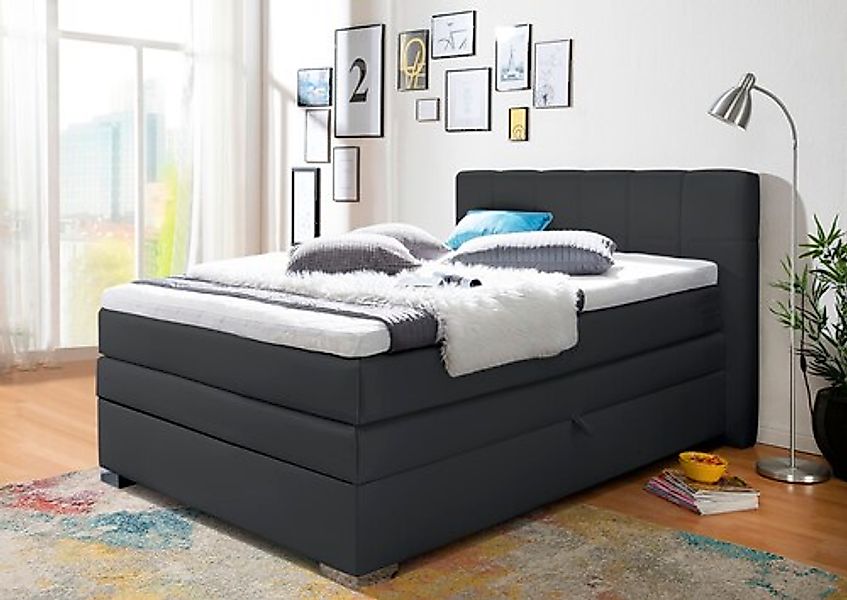 INOSIGN Boxspringbett »Airdrie«, inkl. Bettkasten und Topper günstig online kaufen