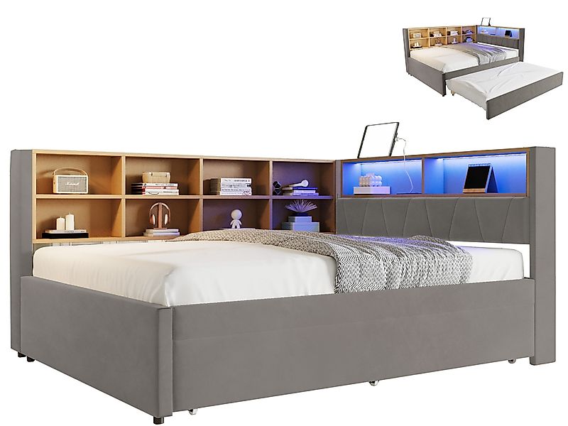 SeedWave Polsterbett Modernes Tagesbett Schlafsofa Funktionsbetten, günstig online kaufen