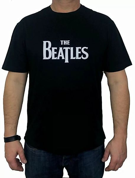 The Beatles T-Shirt "Classic Logo, black"/GOTS (Stück, 1-tlg., Stück) mit F günstig online kaufen