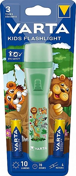 VARTA LED Taschenlampe Taschenlampe LED Kids Flashlight grün Dschungel Desi günstig online kaufen