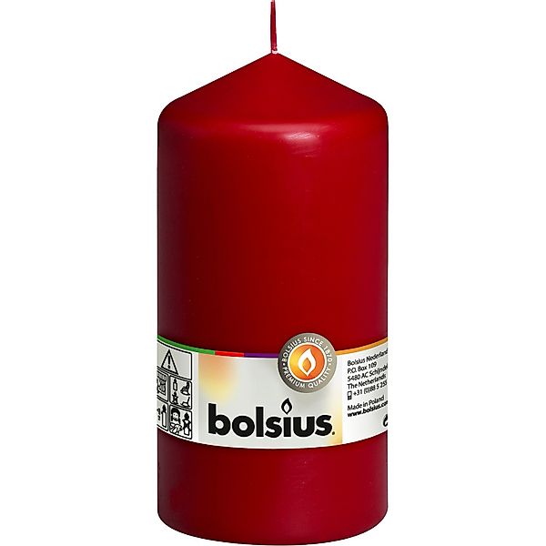 Bolsius Stumpenkerze Bolsius Stumpenkerze altrot, Höhe günstig online kaufen