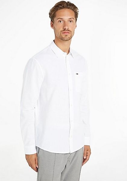 Tommy Jeans Langarmhemd "TJM REG LINEN BLEND SHIRT" günstig online kaufen