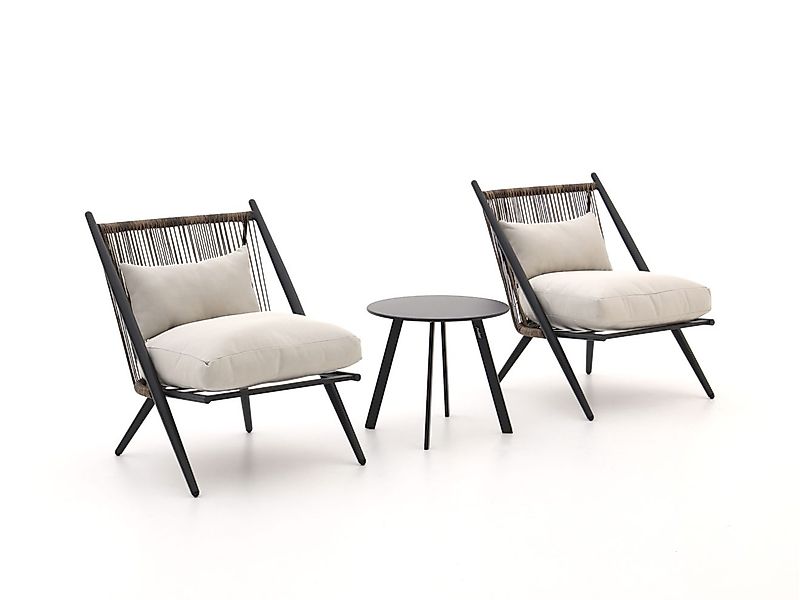 Intenso Brittoli/Bovezzo Balkonmöbel-Set Lounge 3-teilig günstig online kaufen