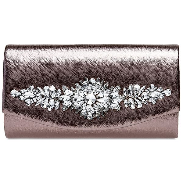 Caspar Clutch TA509 Damen Metallic Clutch günstig online kaufen