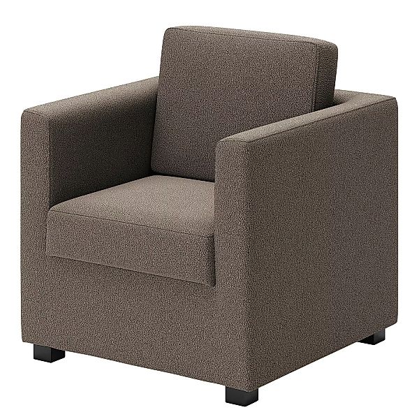 home24 loftscape Sessel Deven XIII Grau Microfaser 74x83x74 cm (BxHxT) günstig online kaufen