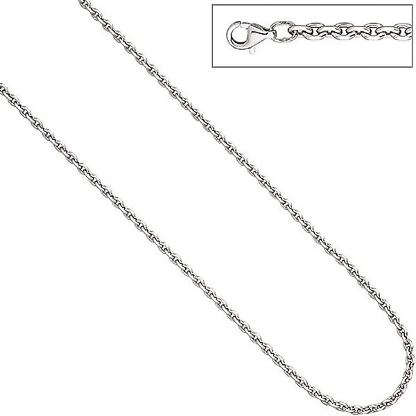 SIGO Ankerkette 925 Silber diamantiert 3,4 mm 45 cm Kette Halskette Silberk günstig online kaufen