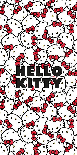 Hello Kitty Badetuch Hello Kitty weiches Badetuch Love Größe: 70 x 140 cm 1 günstig online kaufen