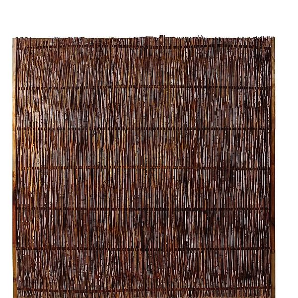 GartenLand Holz Zaun Sylt Weidenzaun ca. 180x180cm Ohne Pfosten günstig online kaufen