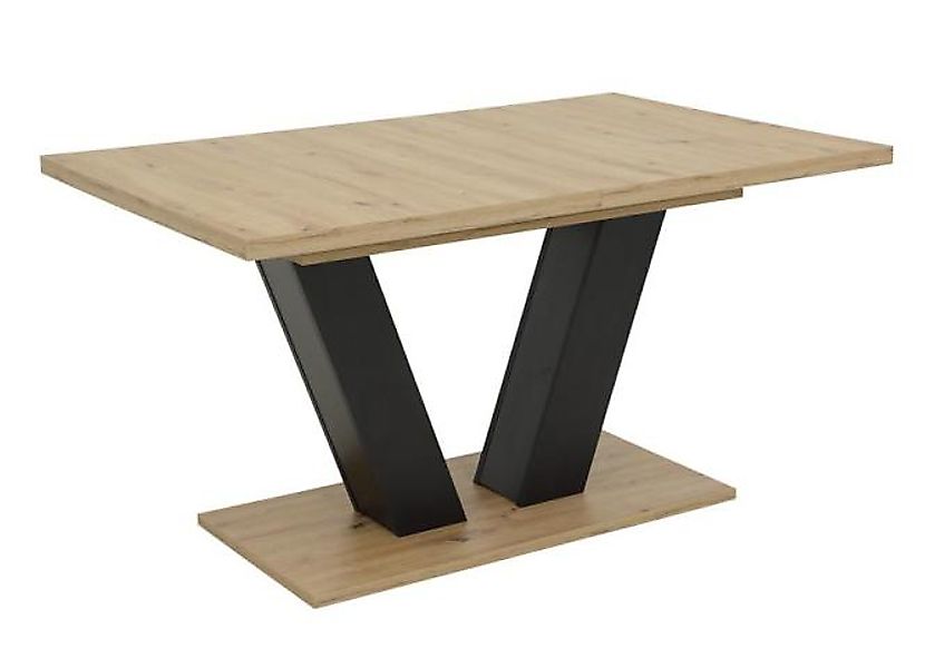 Esstisch inkl. Syncron-Auszug ca. 140-180x90x76 cm Artisan-Eiche günstig online kaufen