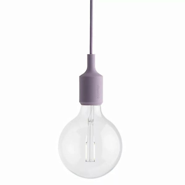 Pendelleuchte E27 plastikmaterial violett / Silikon - Leuchtmittel inbegrif günstig online kaufen