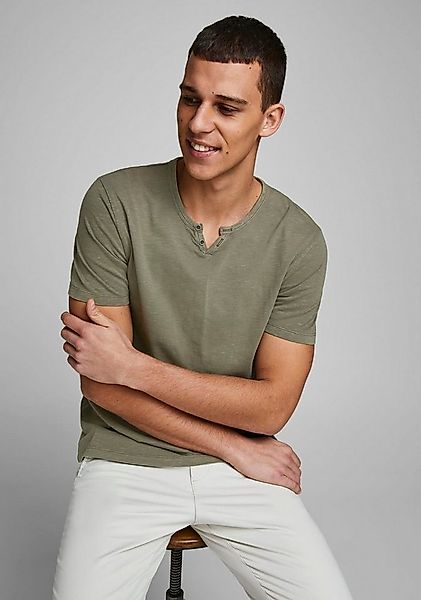 Jack & Jones T-Shirt SPLIT NECK TEE günstig online kaufen