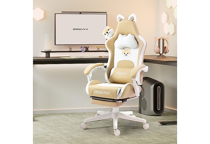 Dowinx Gaming-Stuhl Ergonomischer Computerstuhl mit Hoher Rückenlehne, Lend günstig online kaufen