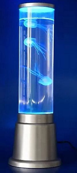 Lichtideen Tischleuchte 3312 Wassersäulen LED Lampe Höhe 360 mm + 3 Quallen günstig online kaufen