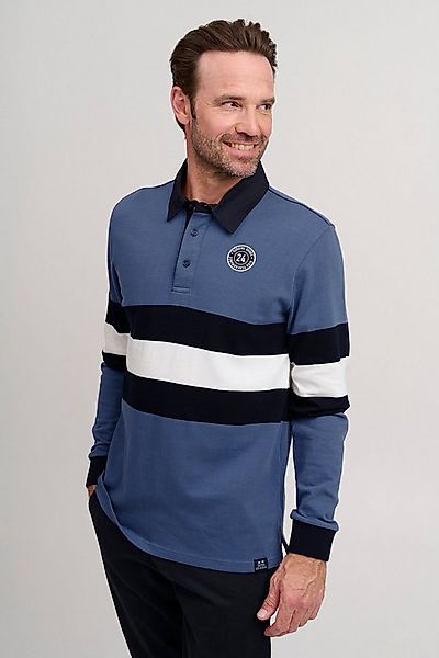 FQ1924 Langarm-Poloshirt FQMikkael Modisches Langarmshirt mit Streifen-Must günstig online kaufen