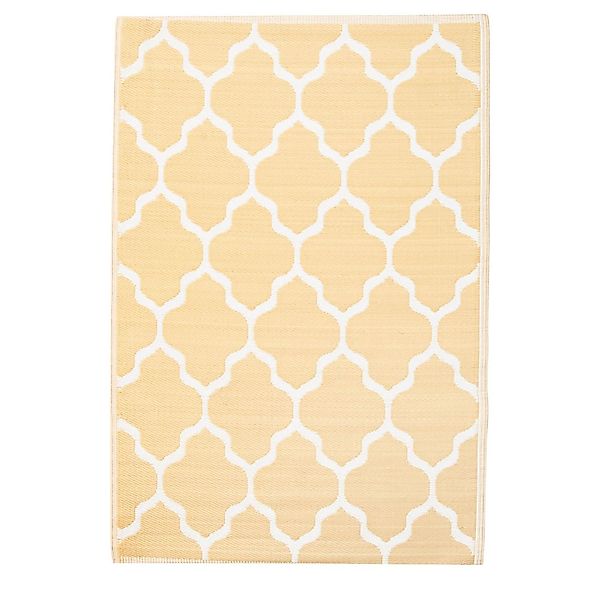Jet-Line Outdoorteppich Kate Beige mit Geometrischen Mustern 120 x 180 cm günstig online kaufen