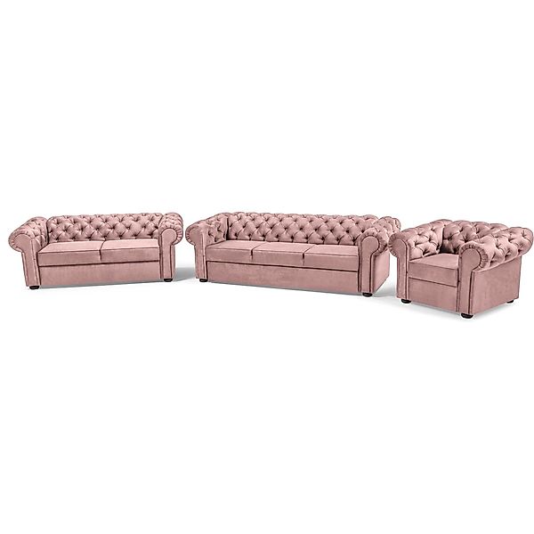 MOEBLO Polstergarnitur Couchgarnitur AVIA 321, (Wohnzimmergarnitur günstig online kaufen