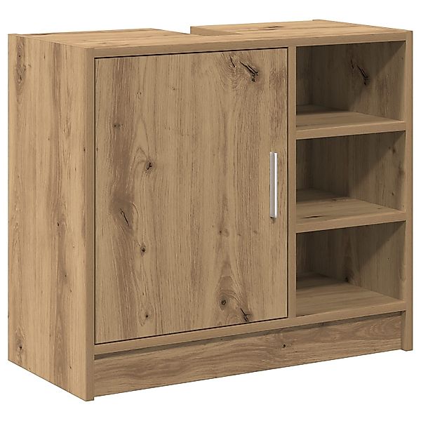 vidaXL Badezimmer-Set Waschbecken-Schrank Artisan Eiche 63x29x55 günstig online kaufen