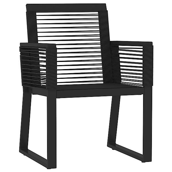 Vidaxl 7-tlg. Garten-essgruppe Schwarz günstig online kaufen