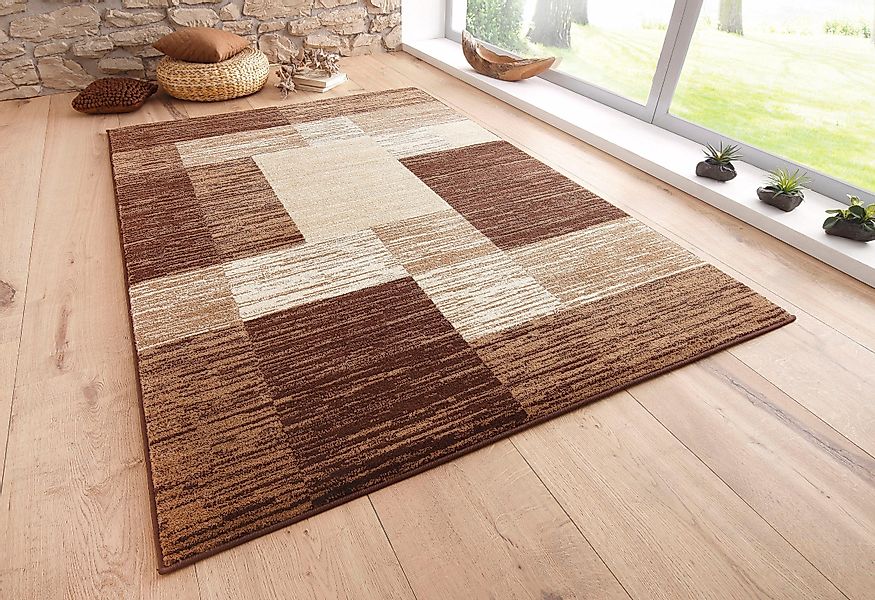 my home Teppich "Melvin" rechteckig 8 mm Höhe schön weich, Kurzflor Teppich günstig online kaufen