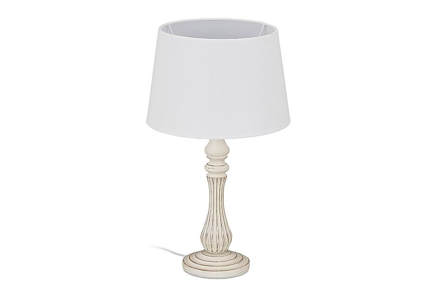relaxdays Tischleuchte Tischlampe Landhausstil günstig online kaufen