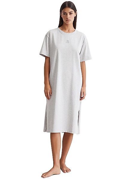 Marc O'Polo Nachthemd Heavy Jersey-Woven mit hohen Seitennaht-Schlitze günstig online kaufen