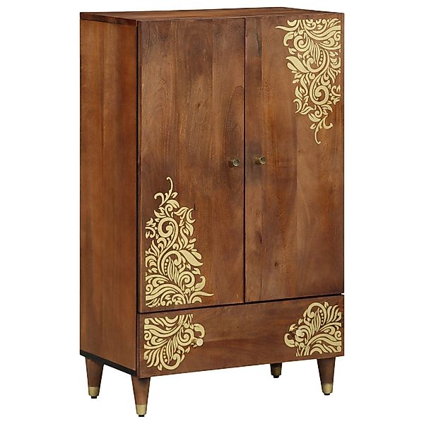 vidaXL Media-Regal Highboard 60x33x100 cm Massivholz, günstig online kaufen