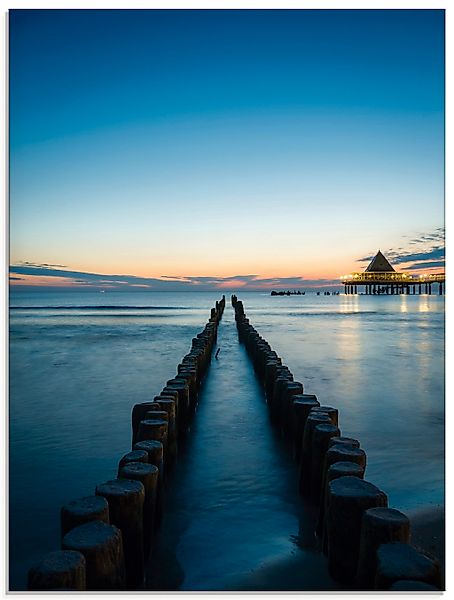 Artland Glasbild "Usedom am Morgen", Gewässer, (1 St.), in verschiedenen Gr günstig online kaufen