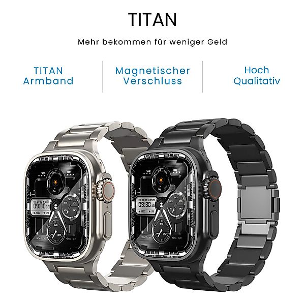 S&T Design Smartwatch-Armband Armband Titan für günstig online kaufen