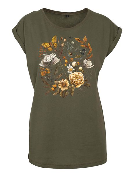 Youth Designz Print-Shirt "Flowers Botanic" Damen günstig online kaufen