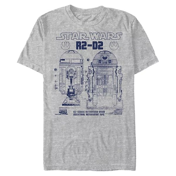 Star Wars - R2-D2 Astro Mecha Schema - Männer T-Shirt günstig online kaufen