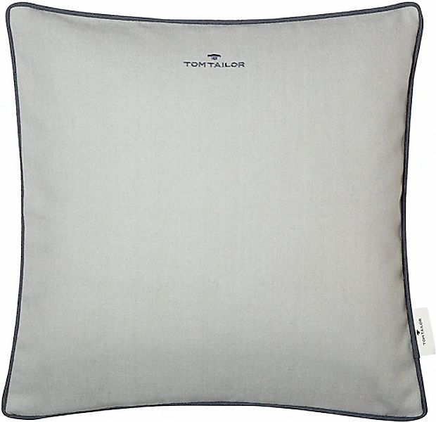 TOM TAILOR HOME Dekokissen »Dove Signature«, mit Paspel, Kissenhülle ohne F günstig online kaufen
