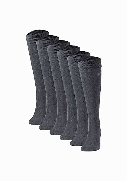 JOOP Socken "Socken Unisex premium essential cotton Knee High 6p 6er Pack" günstig online kaufen