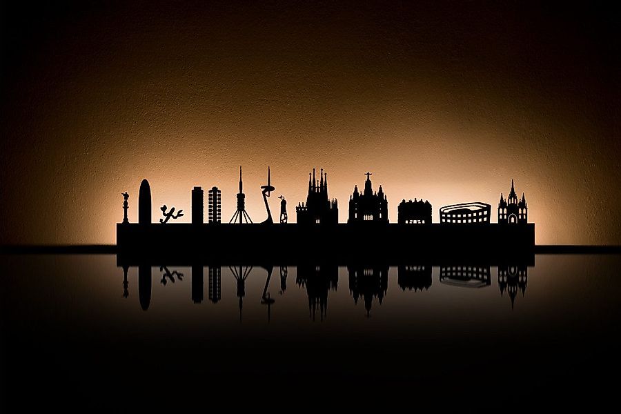 Radius Teelichthalter Skyline Städte Teelichthalter günstig online kaufen