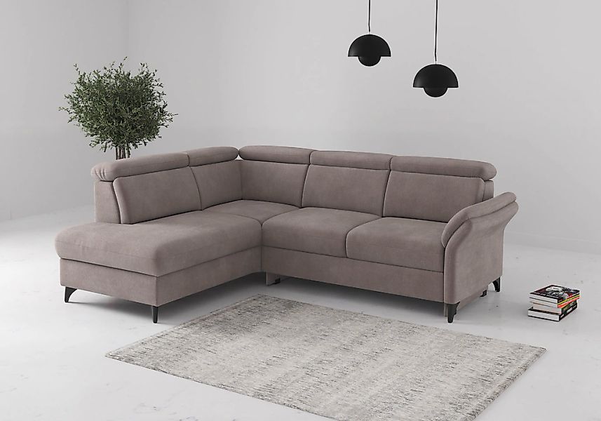 sit&more Ecksofa "Glendale, L-Form" inkl. Kopfteilverstellung, wahlweise mi günstig online kaufen