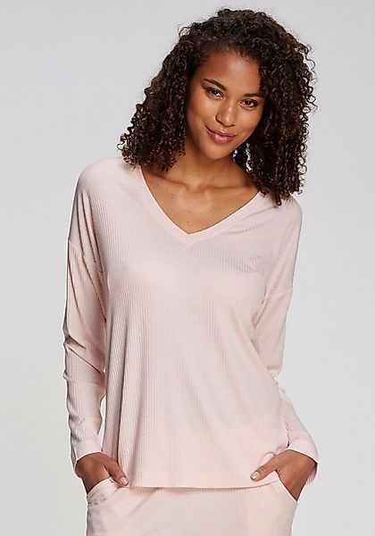 s.Oliver Pyjamaoberteil aus weicher Rippqualität günstig online kaufen